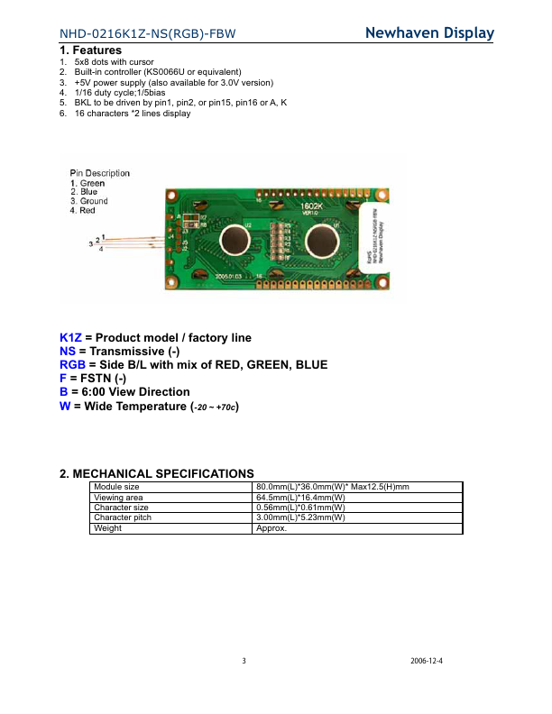 NHD-0216K1Z-NS-FBW