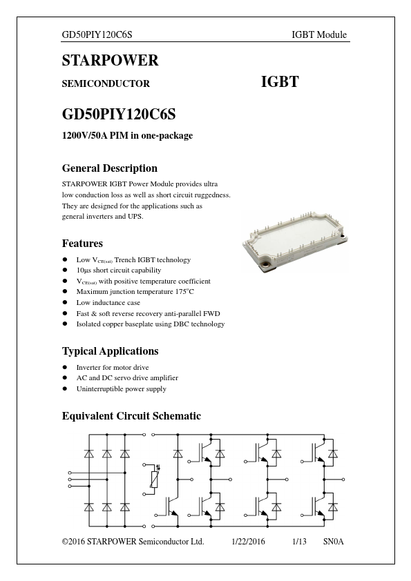 GD50PIY120C6S Datasheet Preview