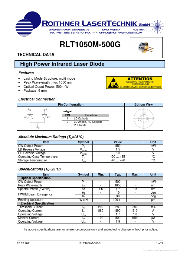 RLT1050M-500G
