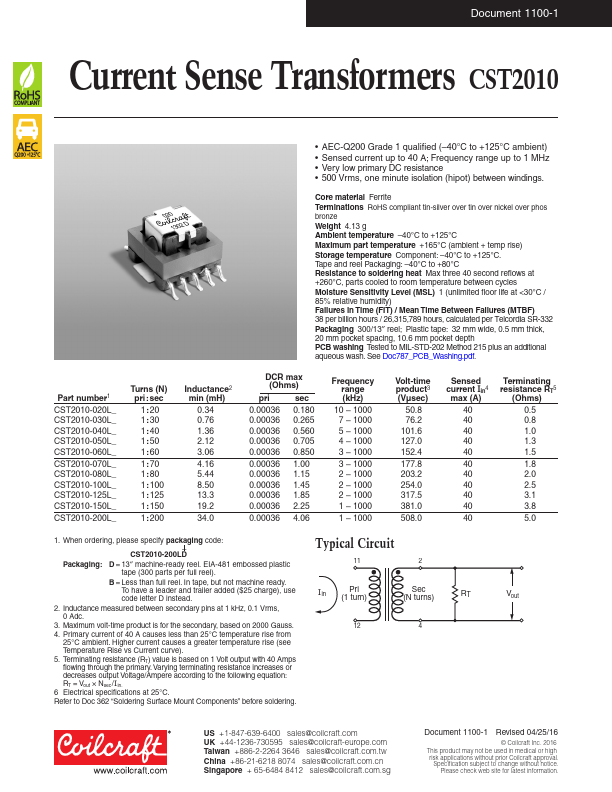 CST2010-100LD