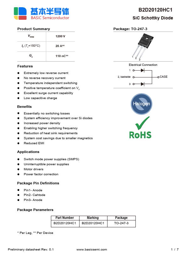 B2D20120HC1 Datasheet Preview