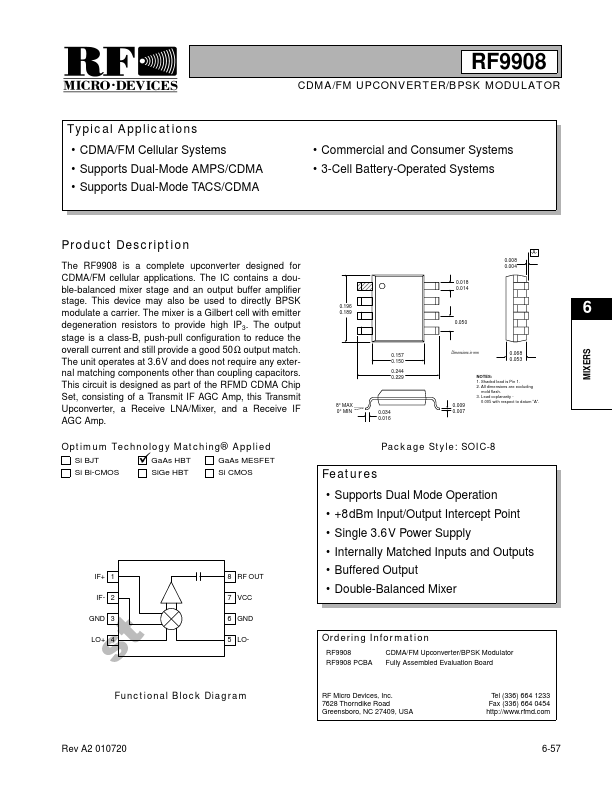 RF9908PCBA