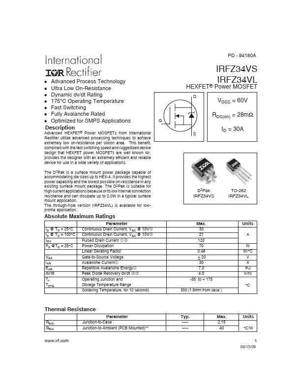 IRFZ34V