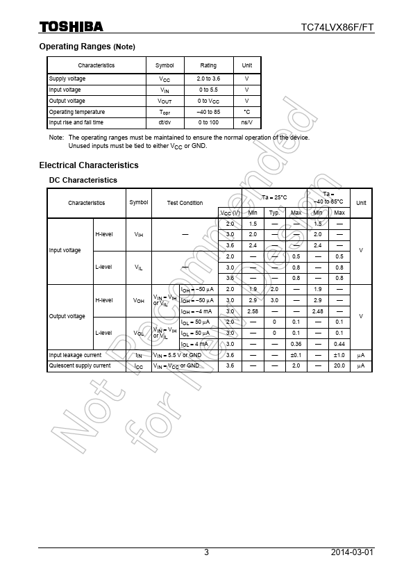 TC74LVX86F