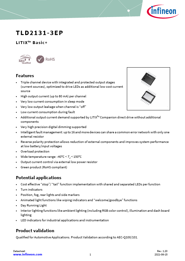 TLD2131-3EP Datasheet Preview