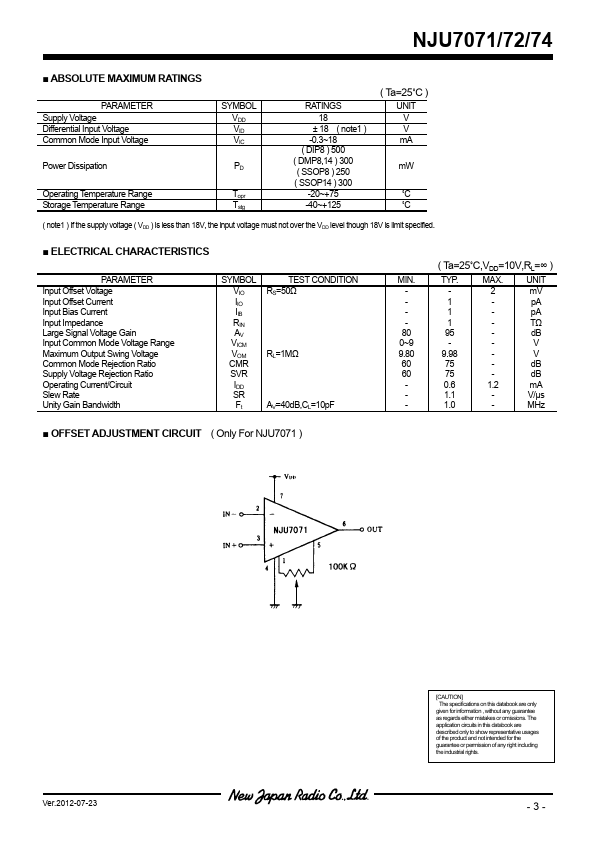 NJU7071