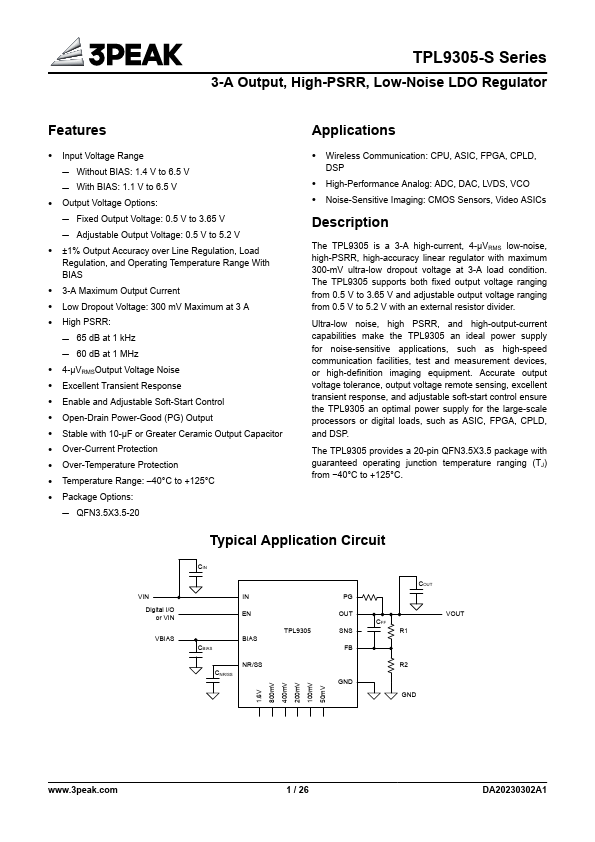 TPL9305 Datasheet Preview