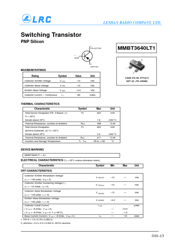 MMBT3640LT1