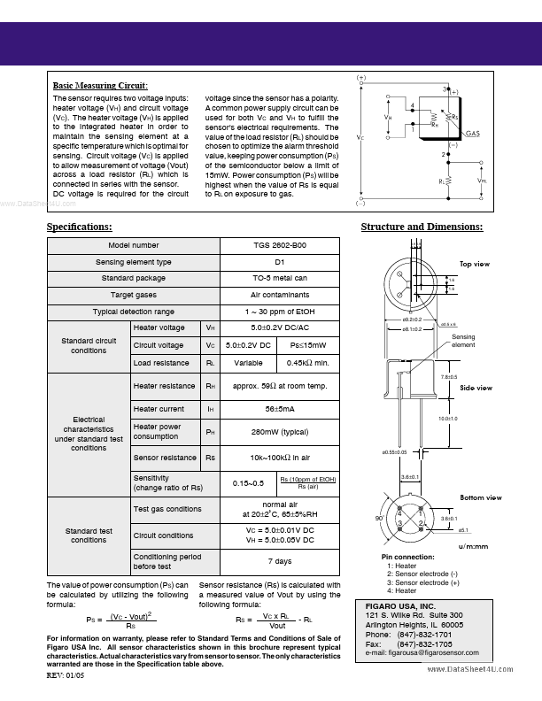 TGS-2602-B00