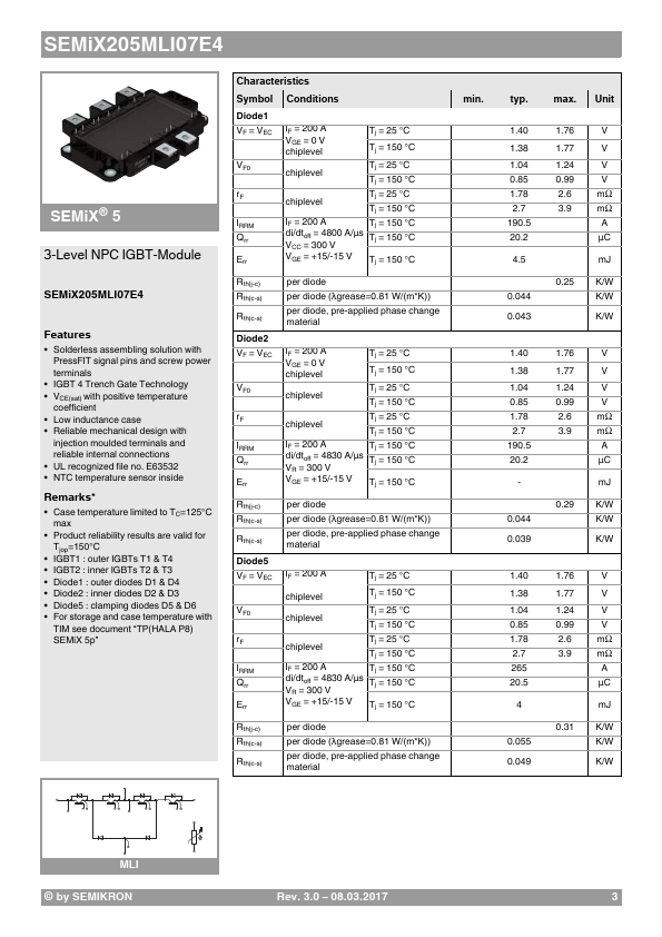 SEMiX205MLI07E4