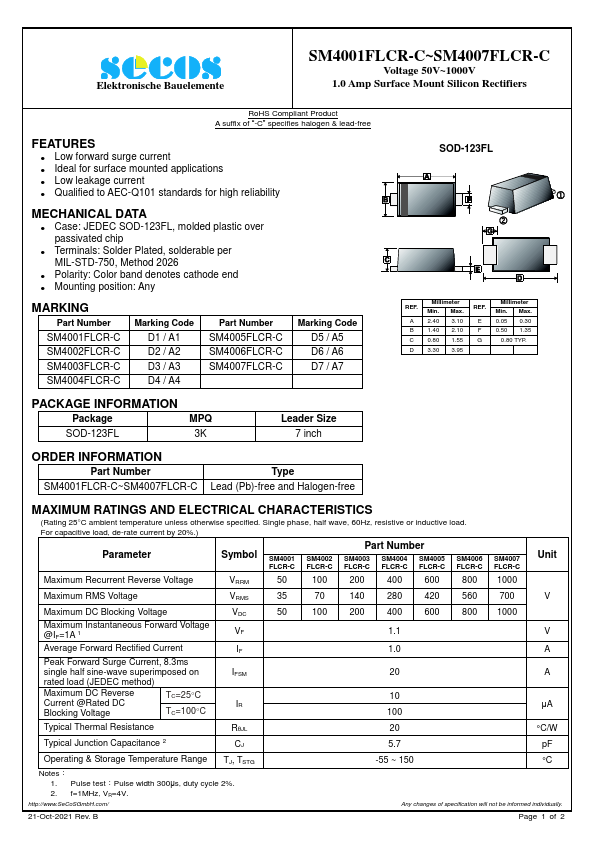 SM4003FLCR-C Datasheet Preview