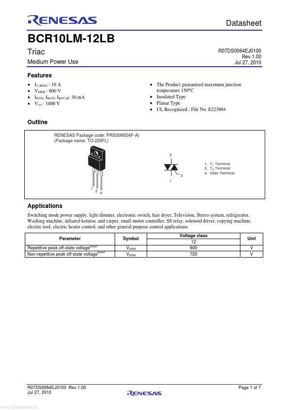 BCR10LM-12LB