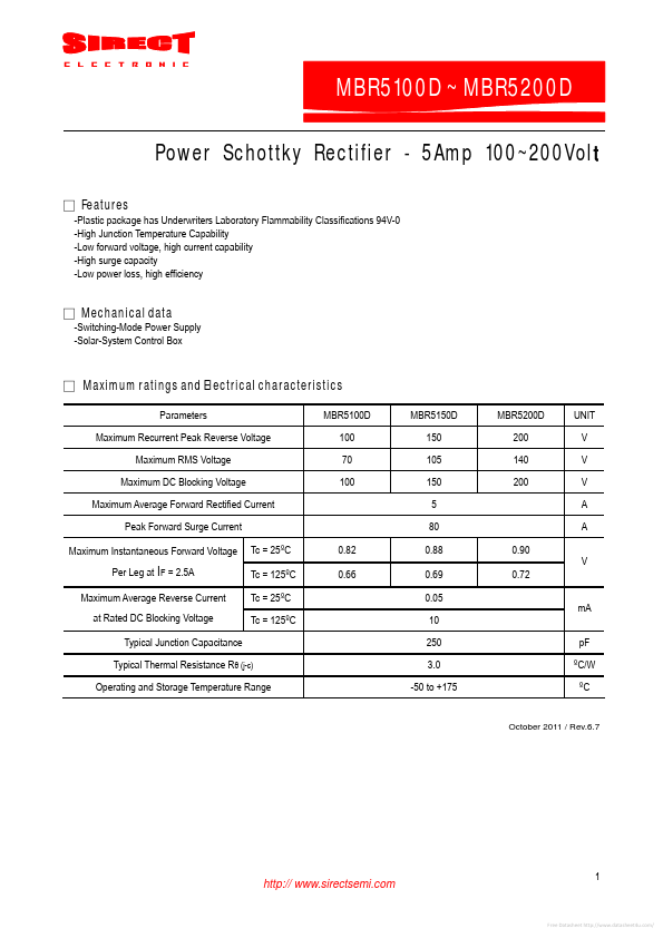 MBR5150D