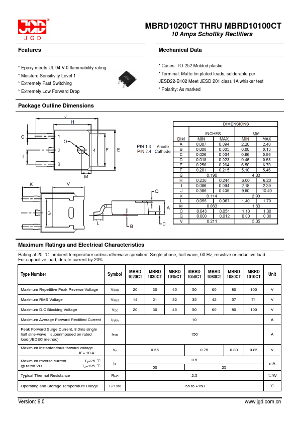 MBRD1045CT