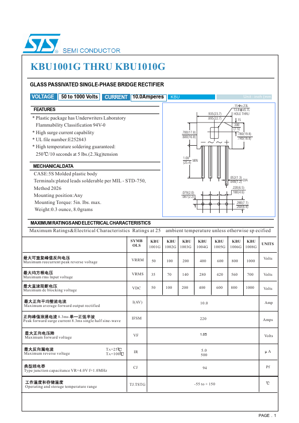 KBU1004G