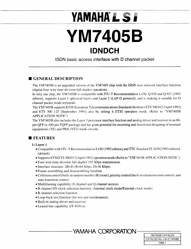 YM7405B