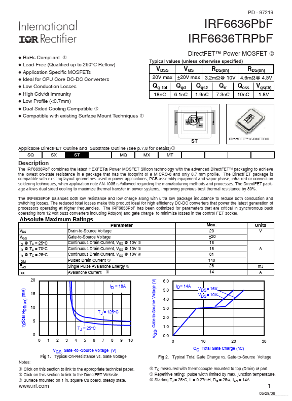 IRF6636TRPBF