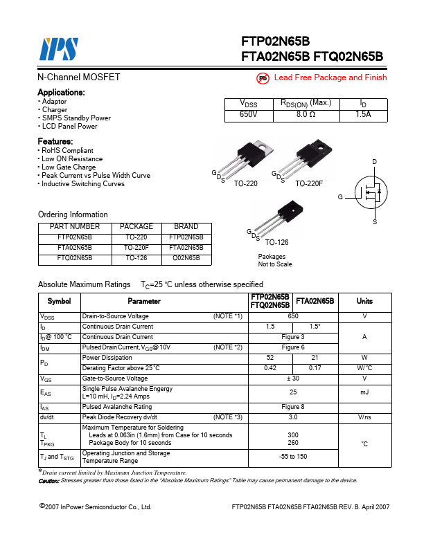 FTA02N65B