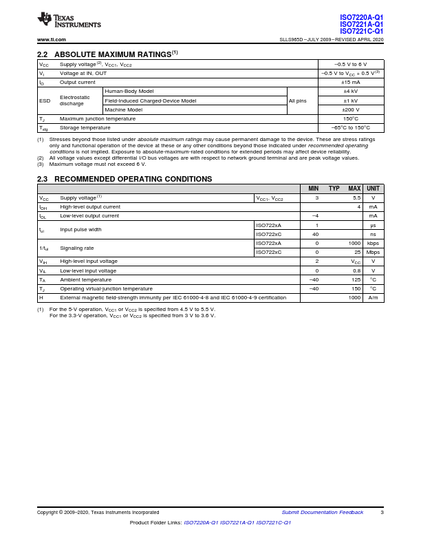 ISO7221C-Q1