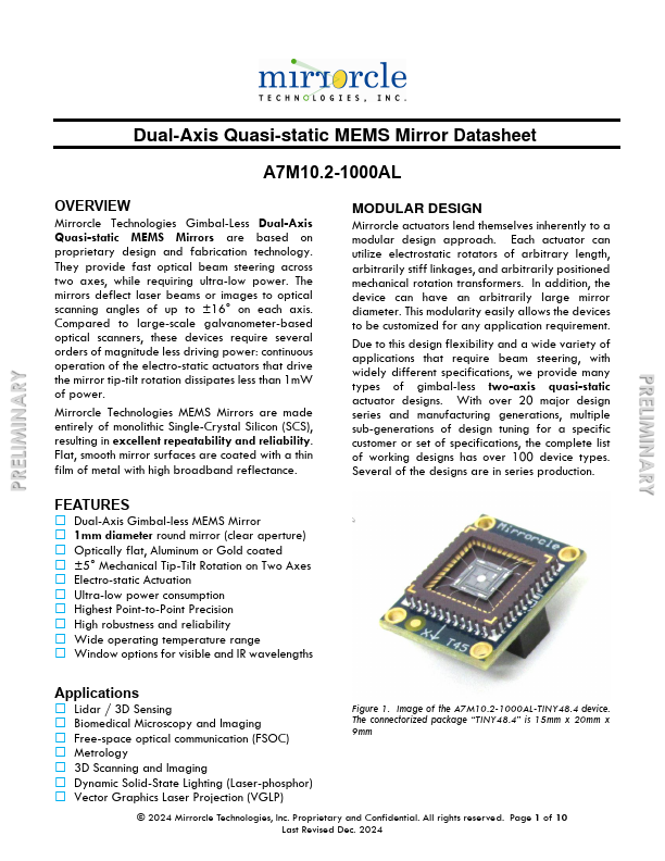 A7M10.2-1000AL Datasheet Preview