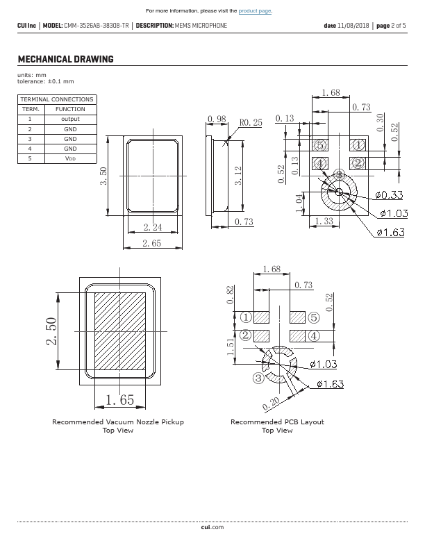 CMM-3526AB-38308-TR