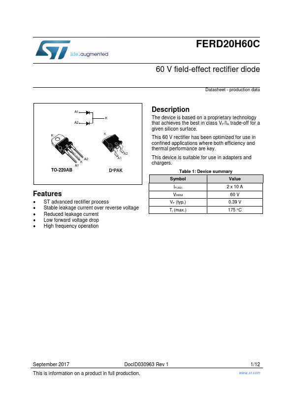 FERD20H60C