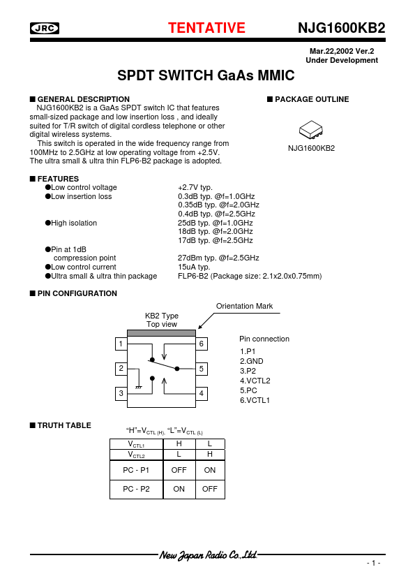 NJG1600KB2