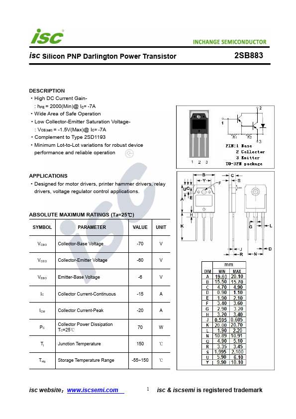 2SB883