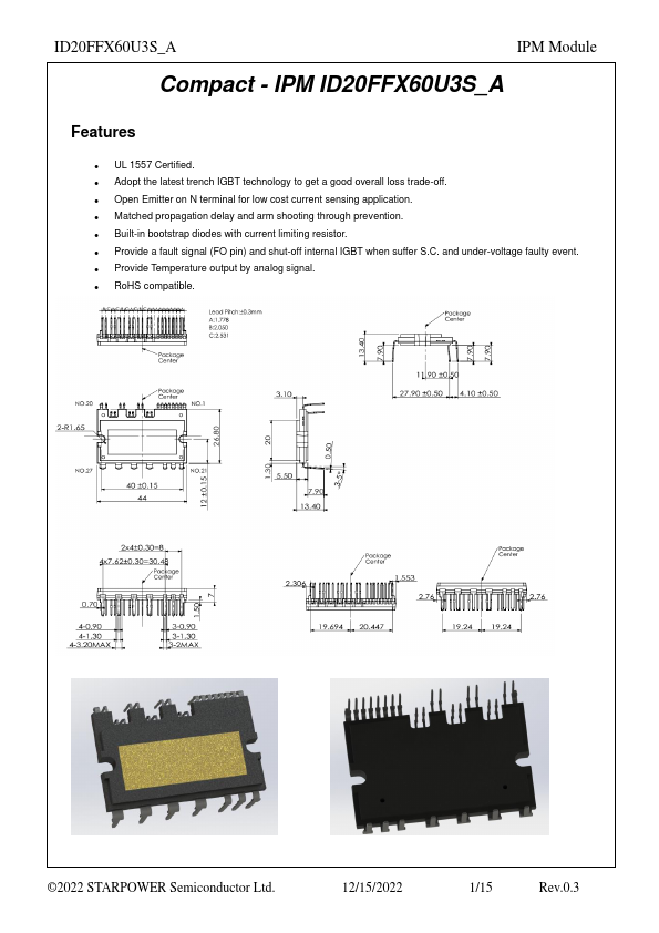 ID20FFX60U3S_A Datasheet Preview