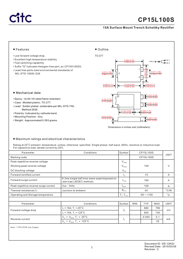 CP15L100S