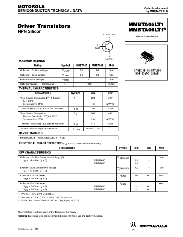 MMBTA06LT1