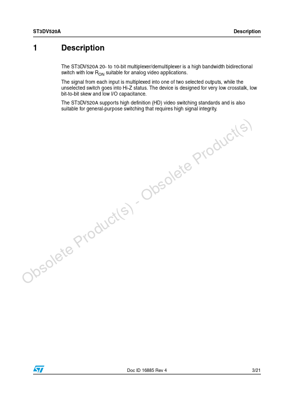 ST3DV520A page 2 preview