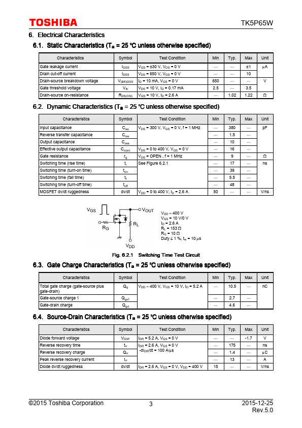 TK5P65W