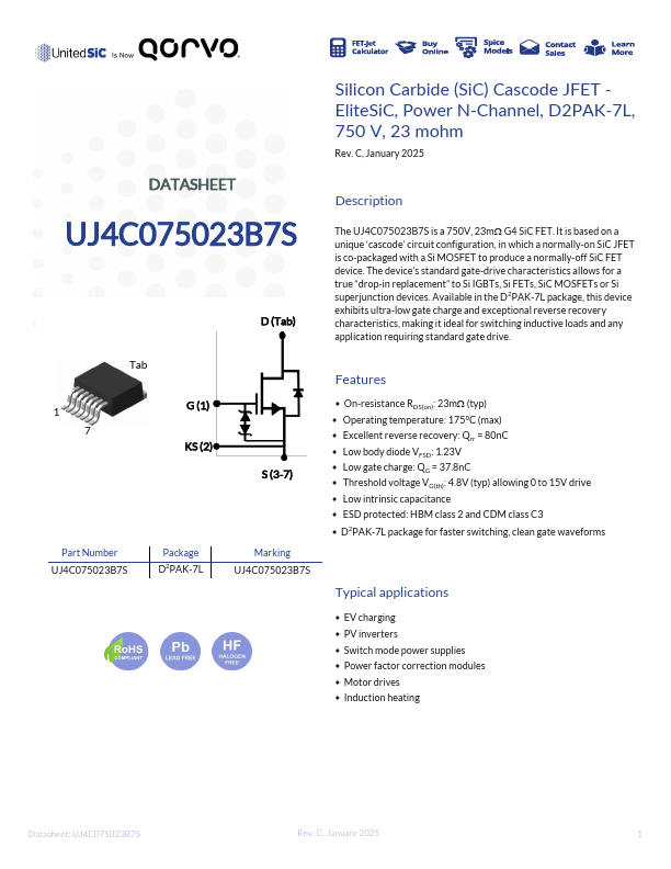 UJ4C075023B7S Datasheet Preview