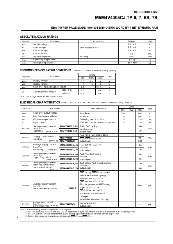 M5M4V4405CTP-6