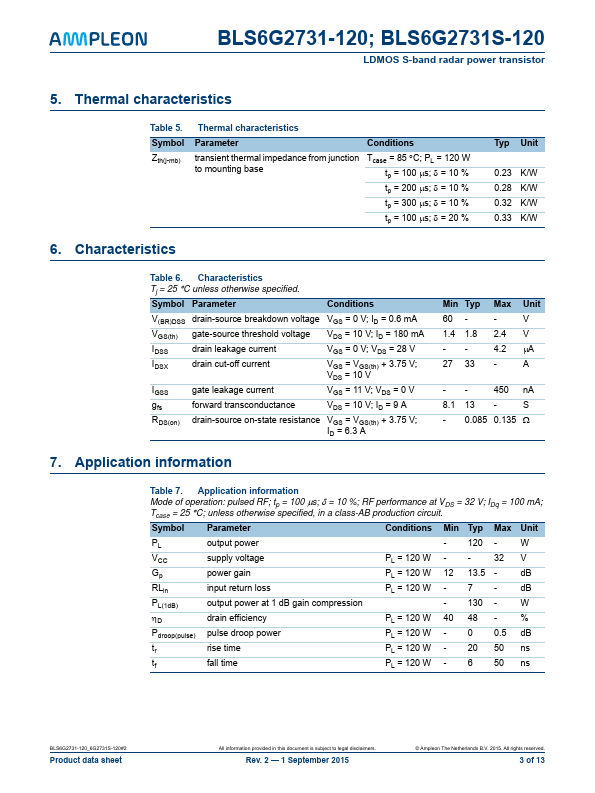 BLS6G2731-120