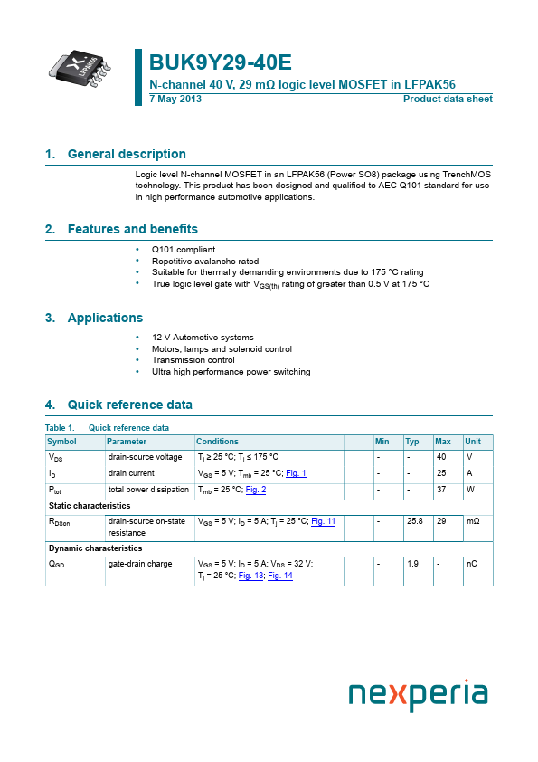 BUK9Y29-40E