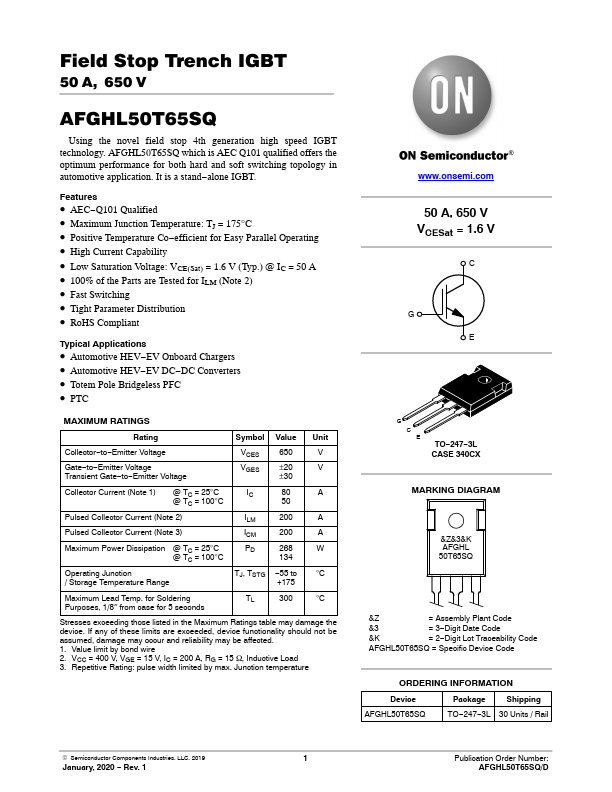 AFGHL50T65SQ