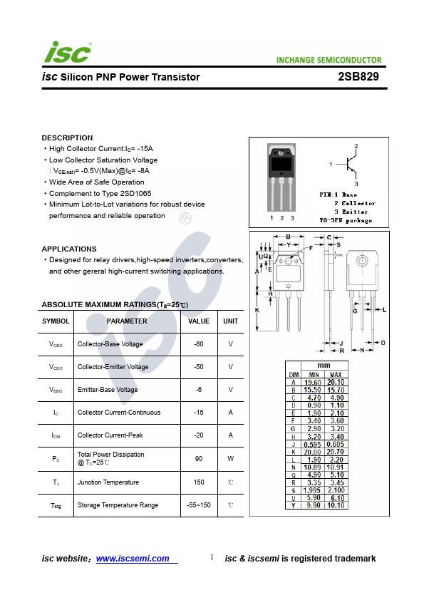 2SB829