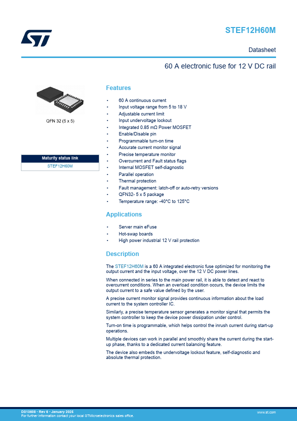 STEF12H60M Datasheet Preview
