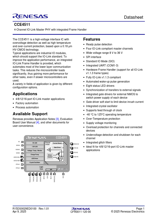 CCE4511 Datasheet Preview