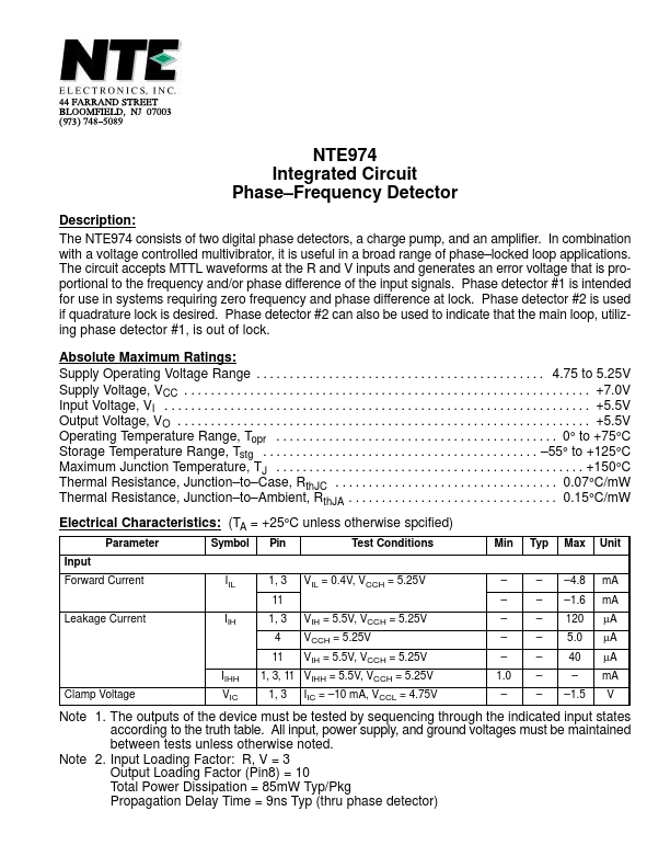 NTE974