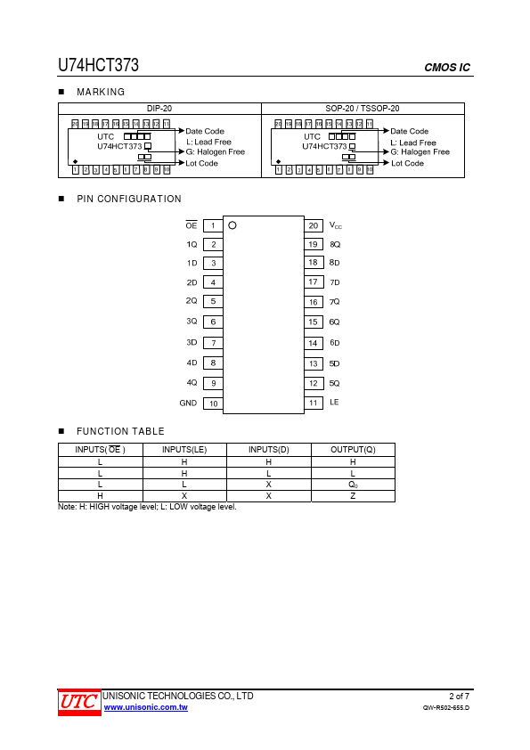 U74HCT373