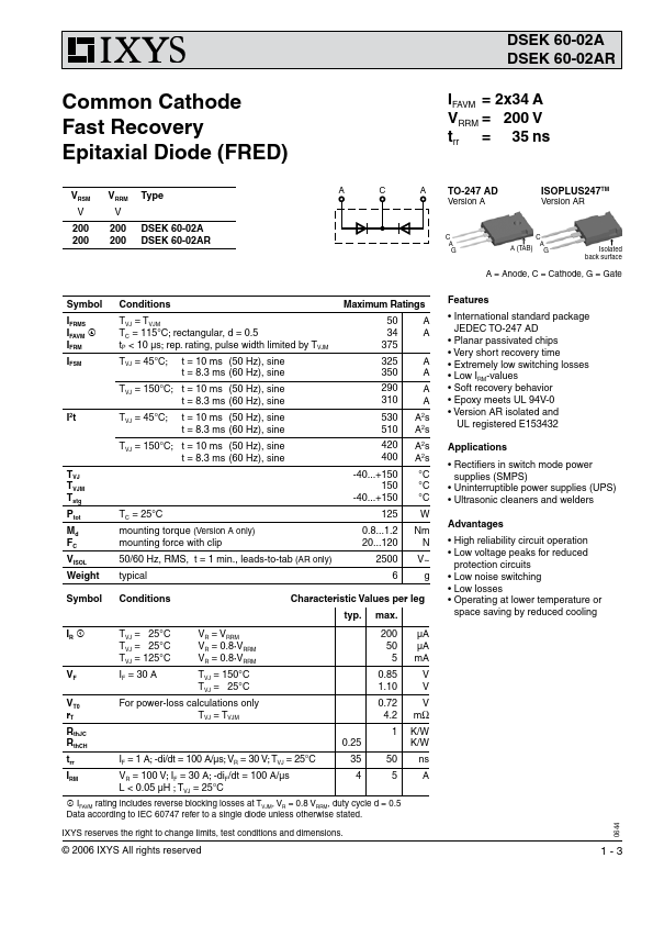 DSEK60-02AR