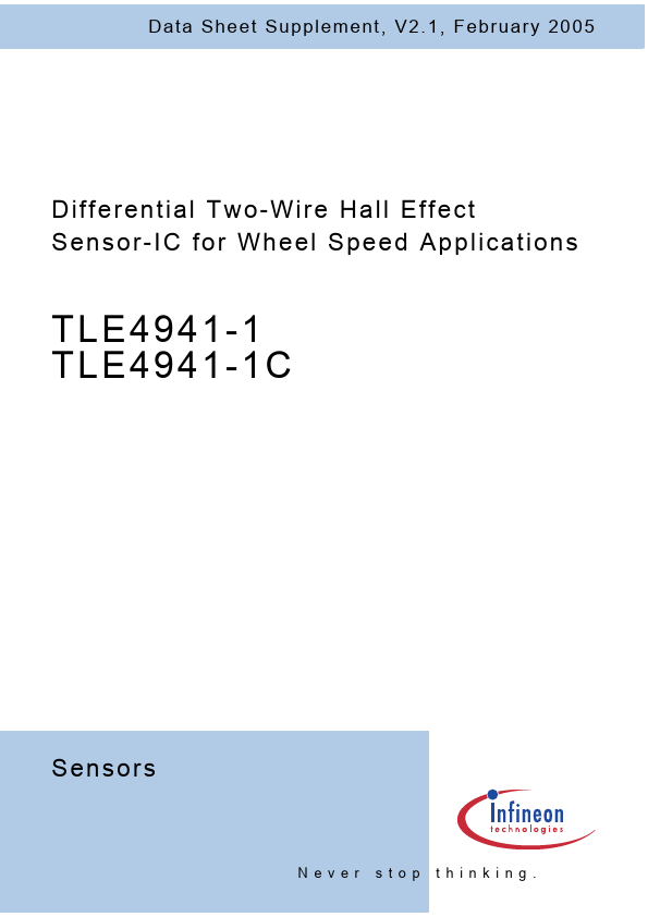 TLE4941-1C Datasheet Preview