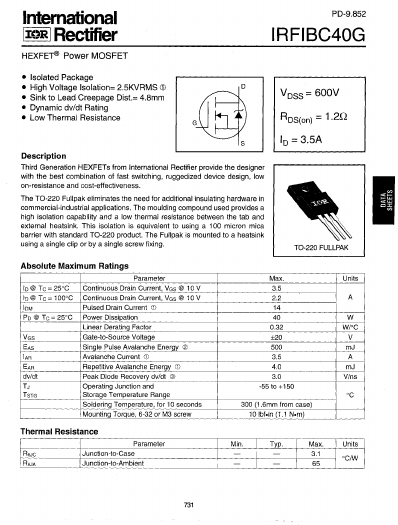 IRFIBC40