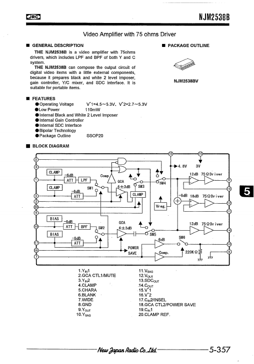 NJM2538B