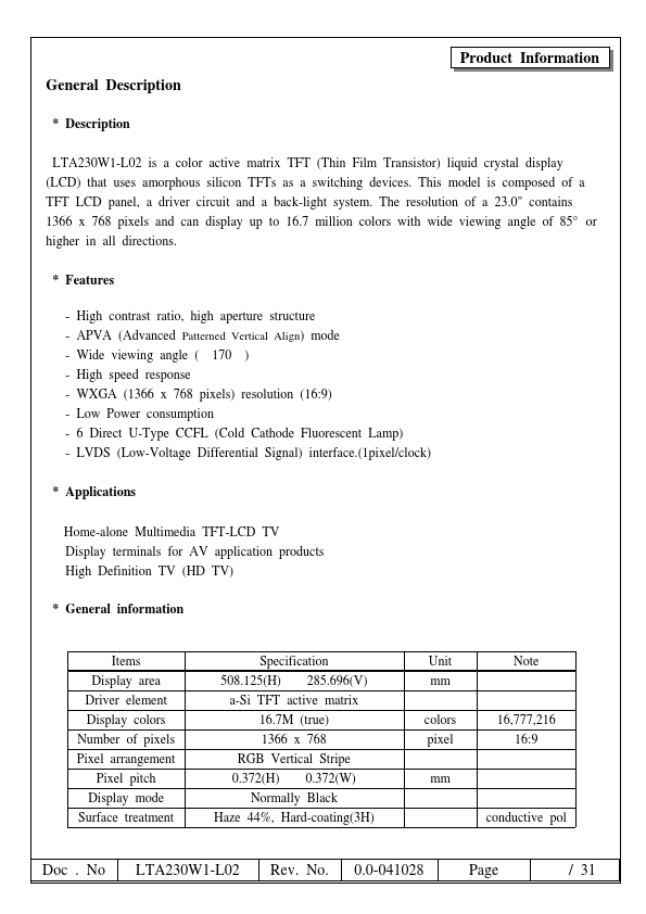 LTA230W1-L02