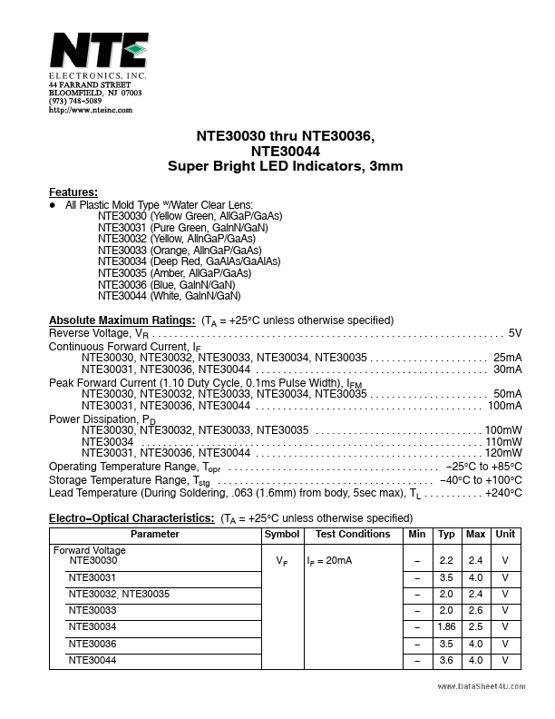 NTE30031