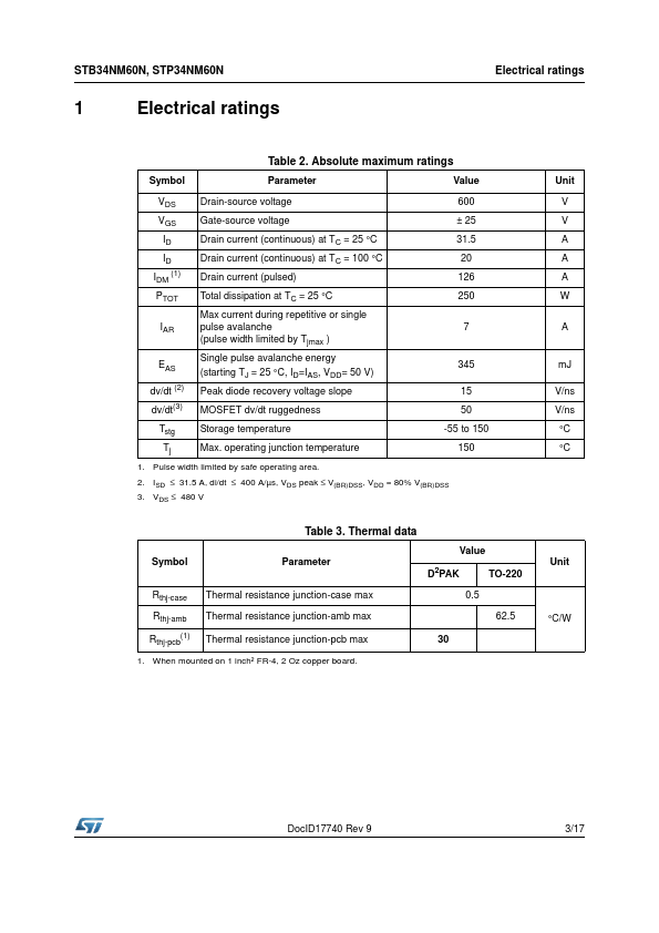 STP34NM60N